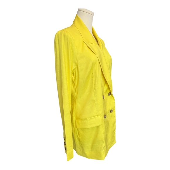 π π NWOT CABI Glow Up Buttercup Double-Breasted Blazer | Womenβs Sz M - Picture 4 of 12